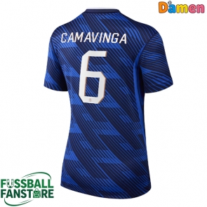Frankreich Eduardo Camavinga #6 Replik Heimtrikot Damen WM 2026 Kurzarm